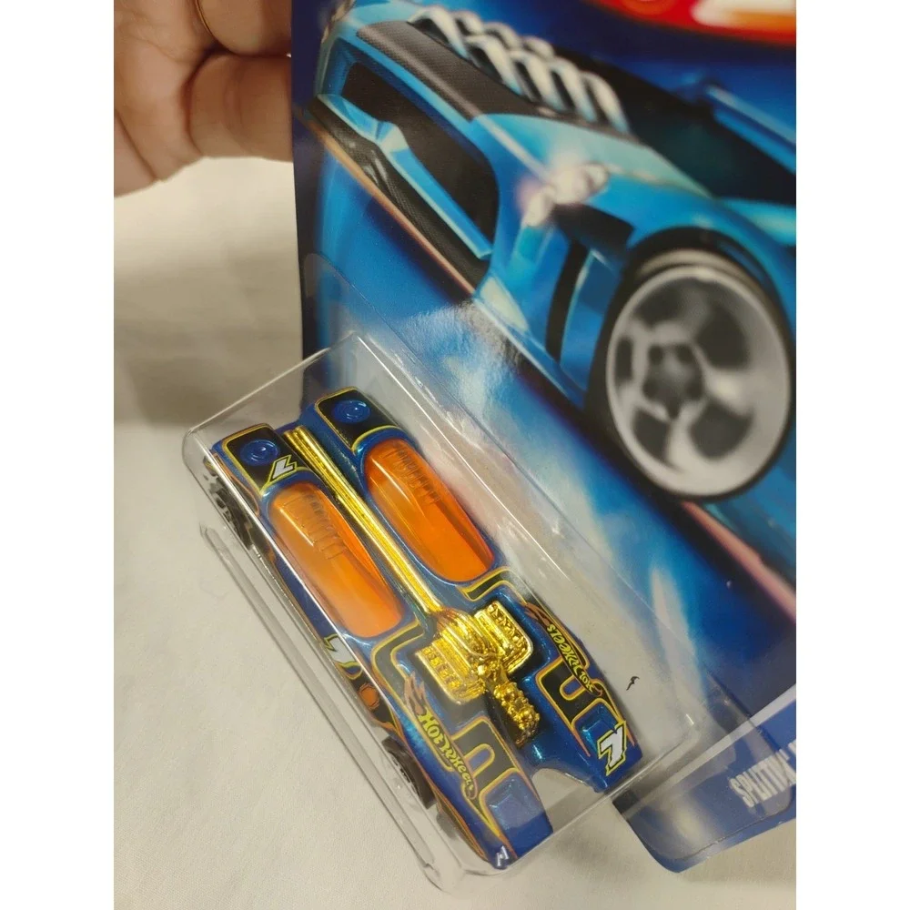 Hot Wheels 2003 Splittin'‎ Image #210 Blue W/Orange Windows